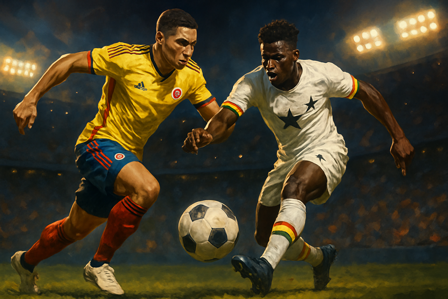 Colombia vs Ghana: Clash for Glory